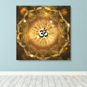 Golden Sound of Om Leinwanddruck (Insitu (Holzboden))