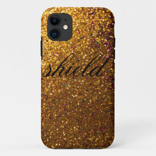 "Golden Sparkle Case" Case-Mate iPhone Hülle (Rückseite)
