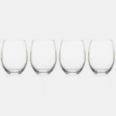 Golden Sparkle Dress for Bridesmaiers Weinglas Ohne Stiel (Links)