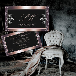 Golden Sparkle Jewels Originals für luxuriöse Blac Visitenkarte