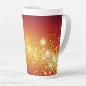 Golden Sparkling Stars Milchtasse (Rechte Ecke)