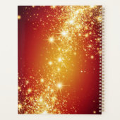 Golden Sparkling Stars Planer (Rückseite)