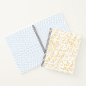 Golden Sparks Spiral Notebook Notizblock (Innenseite)