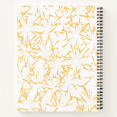 Golden Sparks Spiral Notebook Notizblock (Rückseite)