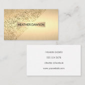 Golden Speckled Visitenkarte (Vorne/Hinten)