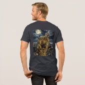 Golden Spider: Ultra-Realistic Metallic Suit T-Shi Tri-Blend Shirt (Rückseite voll)