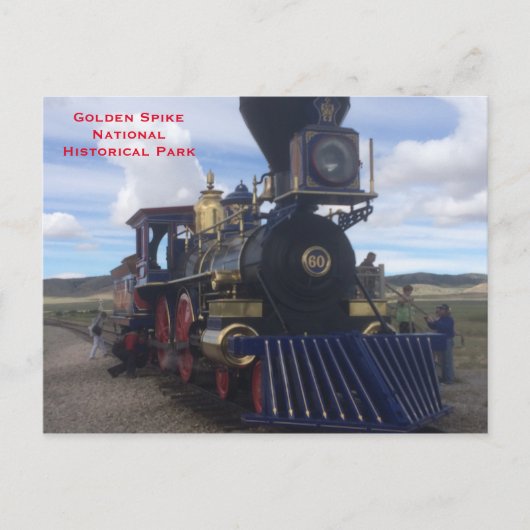 Golden Spike National Postkarte (Vorderseite)