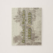 Golden Spike Transcontinental Eisenbahn Sesquincen Puzzle (Vertikal)