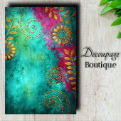 Golden Spiral Decoupage Seidenpapier