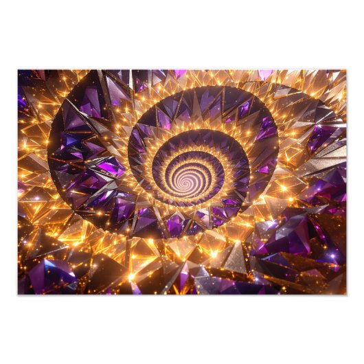 Golden Spiral Dreamscape Fotodruck (Vorne)