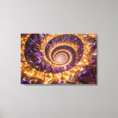 Golden Spiral Dreamscape Leinwanddruck (Vorderseite)