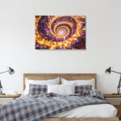 Golden Spiral Dreamscape Leinwanddruck (Insitu (Schlafzimmer))