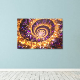 Golden Spiral Dreamscape Leinwanddruck
