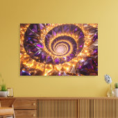 Golden Spiral Dreamscape Leinwanddruck (Insitu (Wohnzimmer))