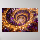 Golden Spiral Dreamscape Poster (Vorne)
