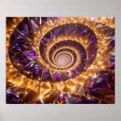 Golden Spiral Dreamscape Poster (Vorne)