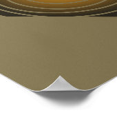 Golden Spiral: Erdige Töne in Diamond Harmonie Poster (Ecke)