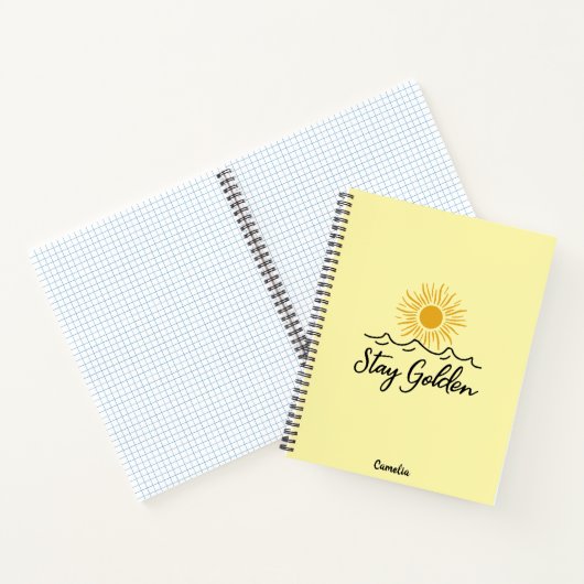 Golden Spiral Foto Notebook bleibe Notizblock (Innenseite)