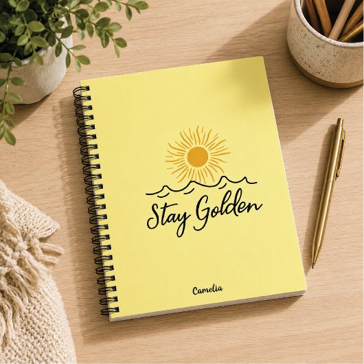 Golden Spiral Foto Notebook bleibe Notizblock
