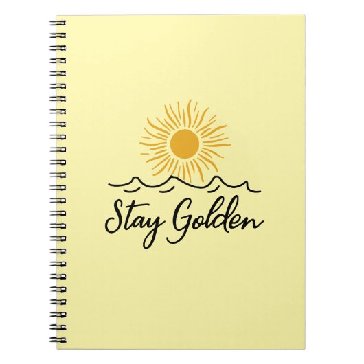 Golden Spiral Foto Notebook bleibe Notizblock (Vorderseite)