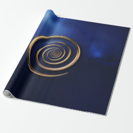 Golden Spiral Galaxy Geschenkpapier