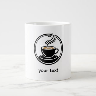 Golden Spiral in Darkness – Minimalist  Design Jumbo-Tasse