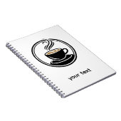 Golden Spiral in Darkness – Minimalist  Design Notizblock (Rechte Seite)