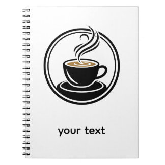 Golden Spiral in Darkness – Minimalist  Design Notizblock