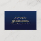 Golden Spiral Tree of Life Visitenkarte (Rückseite)