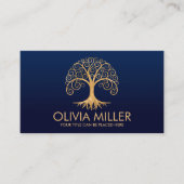 Golden Spiral Tree of Life Visitenkarte (Vorderseite)