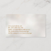 Golden Spiral Tree of Life Visitenkarte (Rückseite)