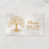 Golden Spiral Tree of Life Visitenkarte (Vorderseite)