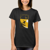 Golden Spiral Wave T-Shirt (Vorderseite)