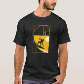 Golden Spiral Wave T-Shirt (Vorderseite)