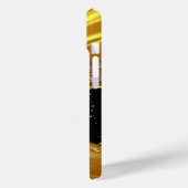 Golden Splash Dynamics iPhone Case (Rückseite / Links)