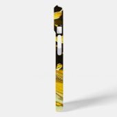Golden Splash Dynamics iPhone Case (Rückseite / Links)