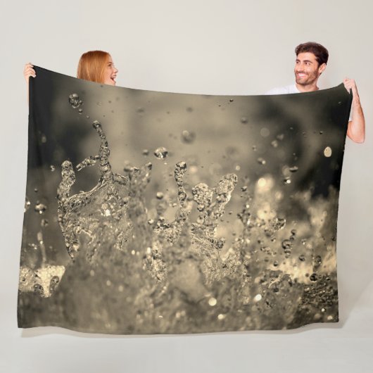 Golden Splash Fleecedecke (Beispiel)
