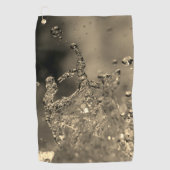 Golden Splash Golfhandtuch (Vorderseite)