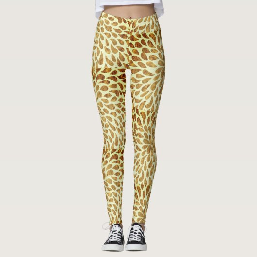 Golden Splash Leggings (Vorderseite)