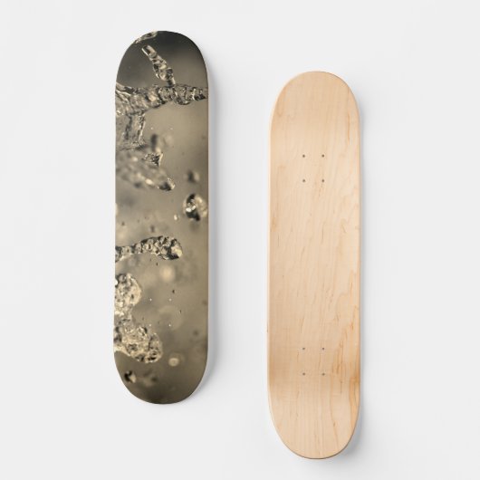 Golden Splash Skateboard (Vorderseite)