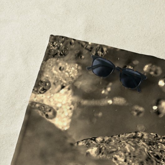 Golden Splash Strandtuch (Beispiel)
