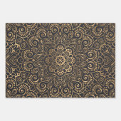 Golden Splendor Geschenkpapier Set (Vorderseite)