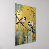 Golden Splendor mit Azure Birds Poster Foil Gold (Ablage )