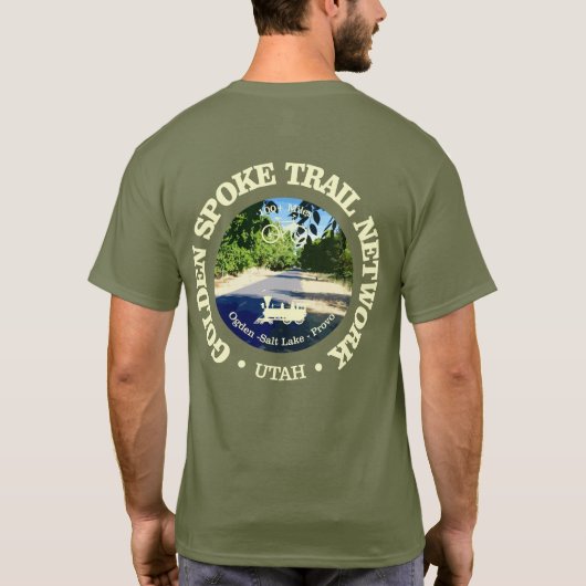 Golden Spoke Trail Network (c) T-Shirt (Rückseite)