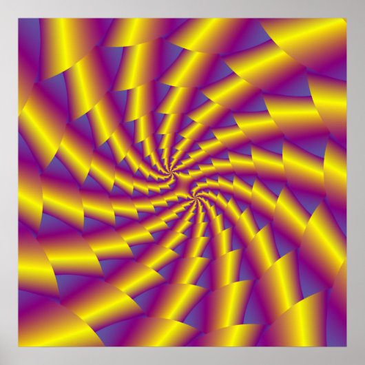Golden Spring Spiral Poster (Vorne)