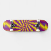 Golden Spring Spiral Skateboard (Horizontal)