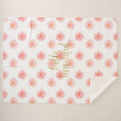 Golden Spritzers Pink Roses Hallo schön Sherpadecke (Vorderseite (Horizontal))