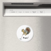 Golden Squirrel Magnet (In Situ (Geschirrspüler))