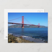 Golden Staat Bridge - San Francisco, Kalifornien Postkarte (Vorne/Hinten)