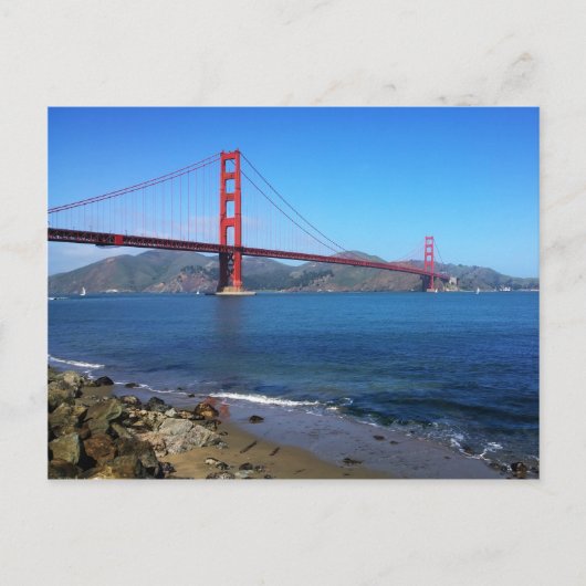 Golden Staat Bridge - San Francisco, Kalifornien Postkarte (Vorderseite)